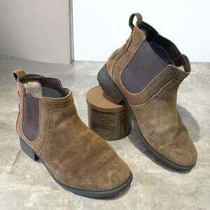 UGG Women’s Size 8.5 Brown BONHAM II Waterproof Leather Chelsea Boots 1095150